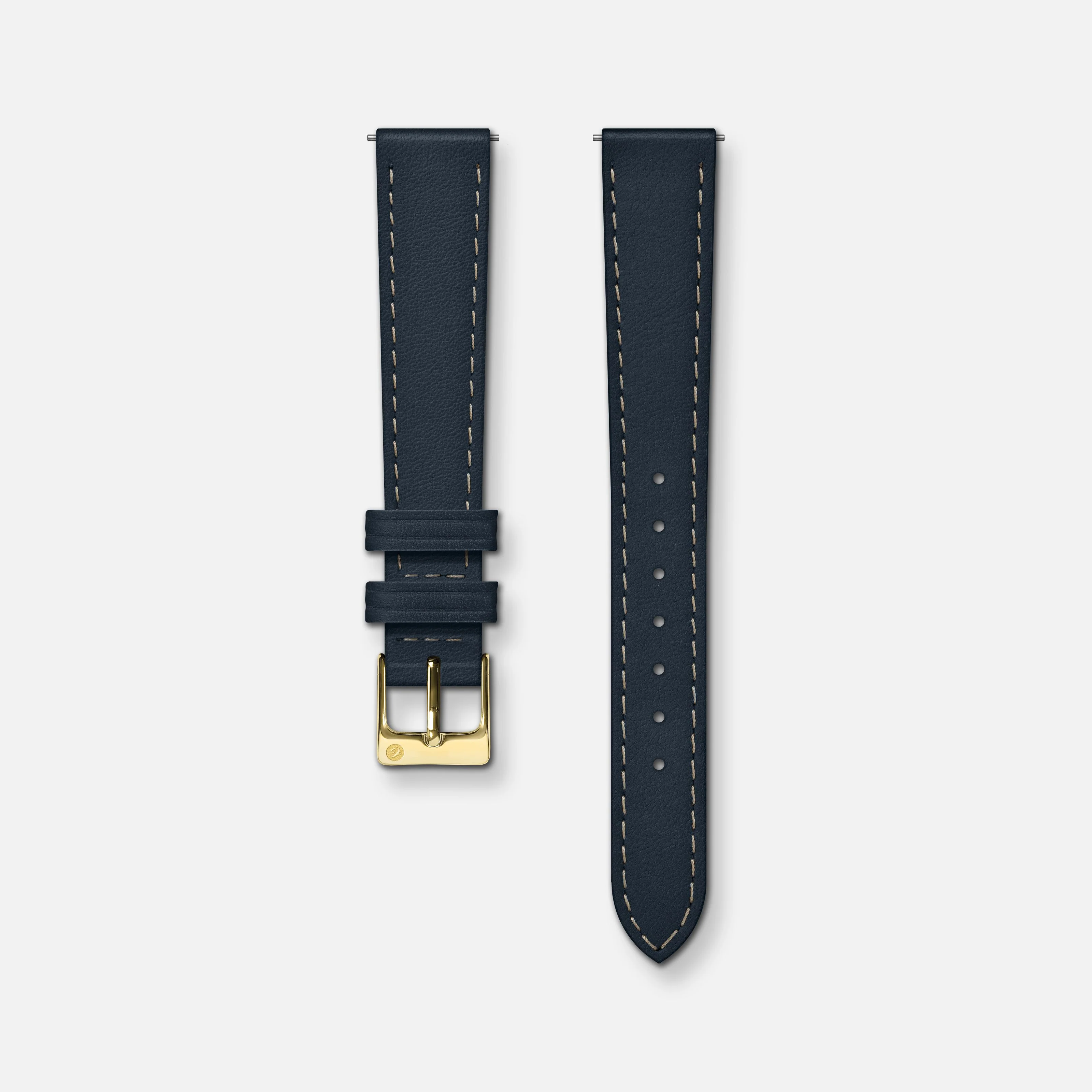 Bracelet cuir bleu 14mm - Image 3