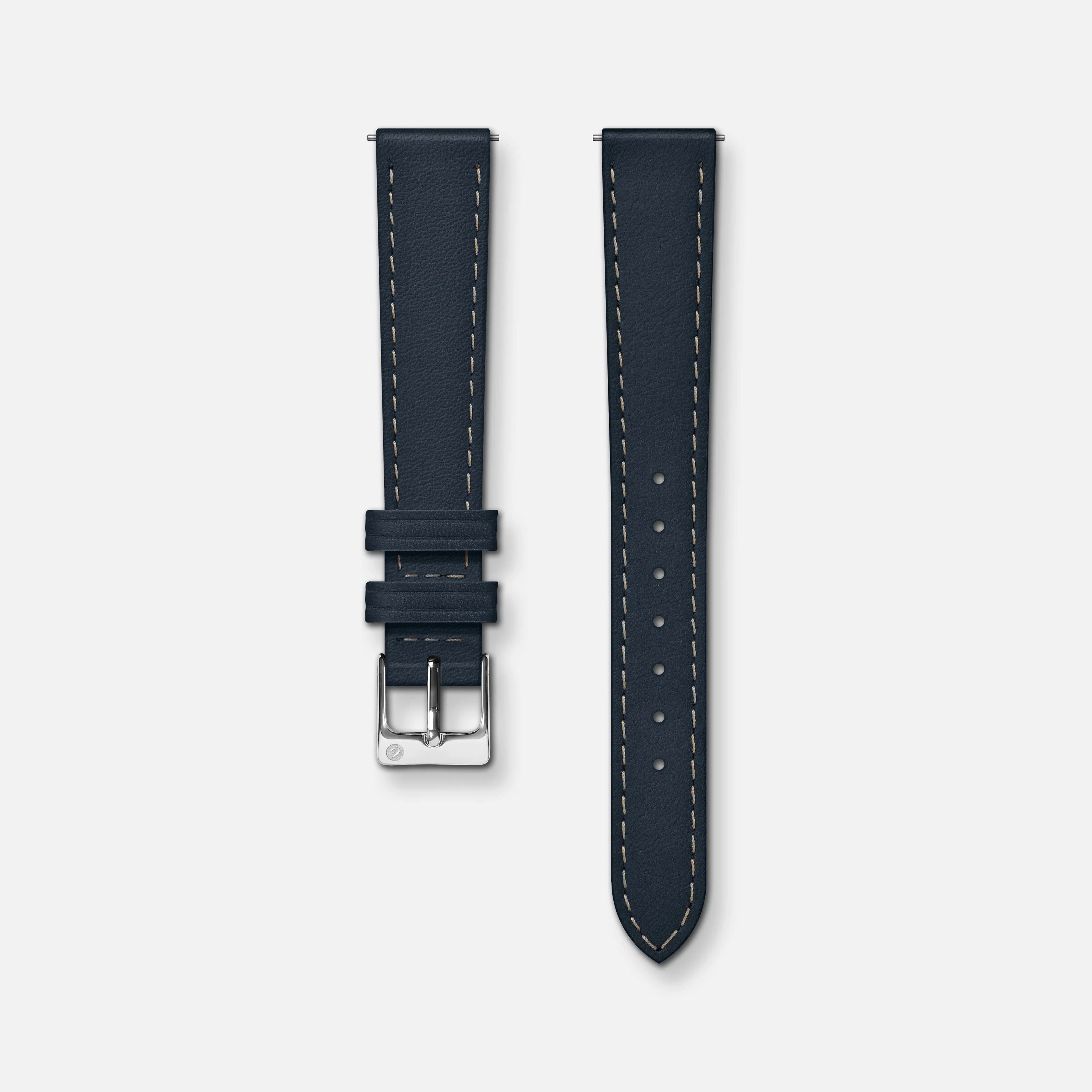 Bracelet cuir bleu 14mm - Image 4