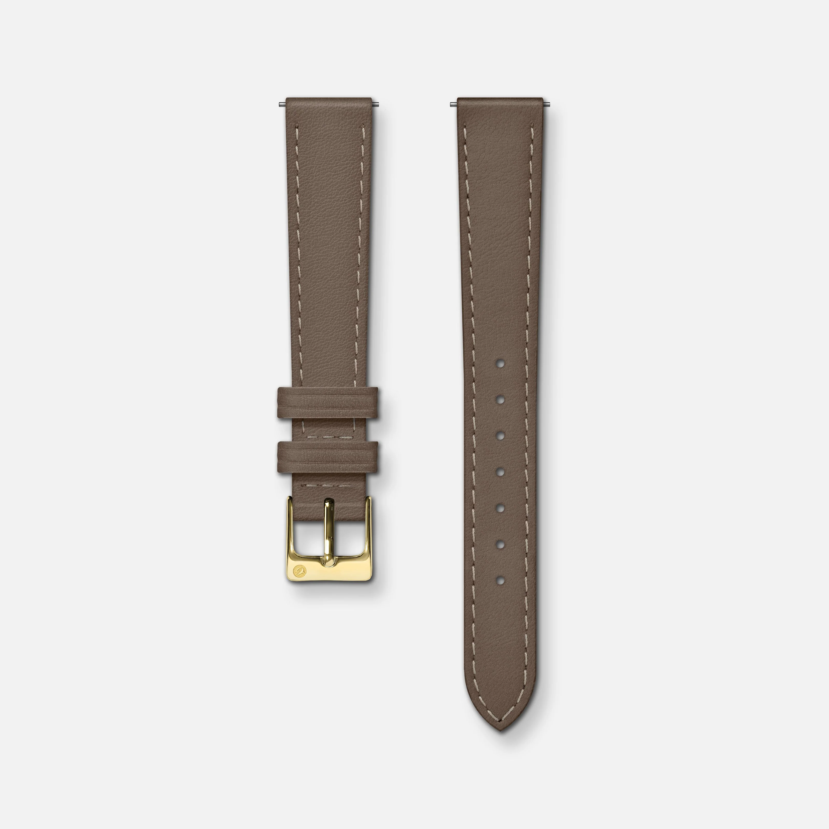 Bracelet cuir taupe 14mm - Image 4