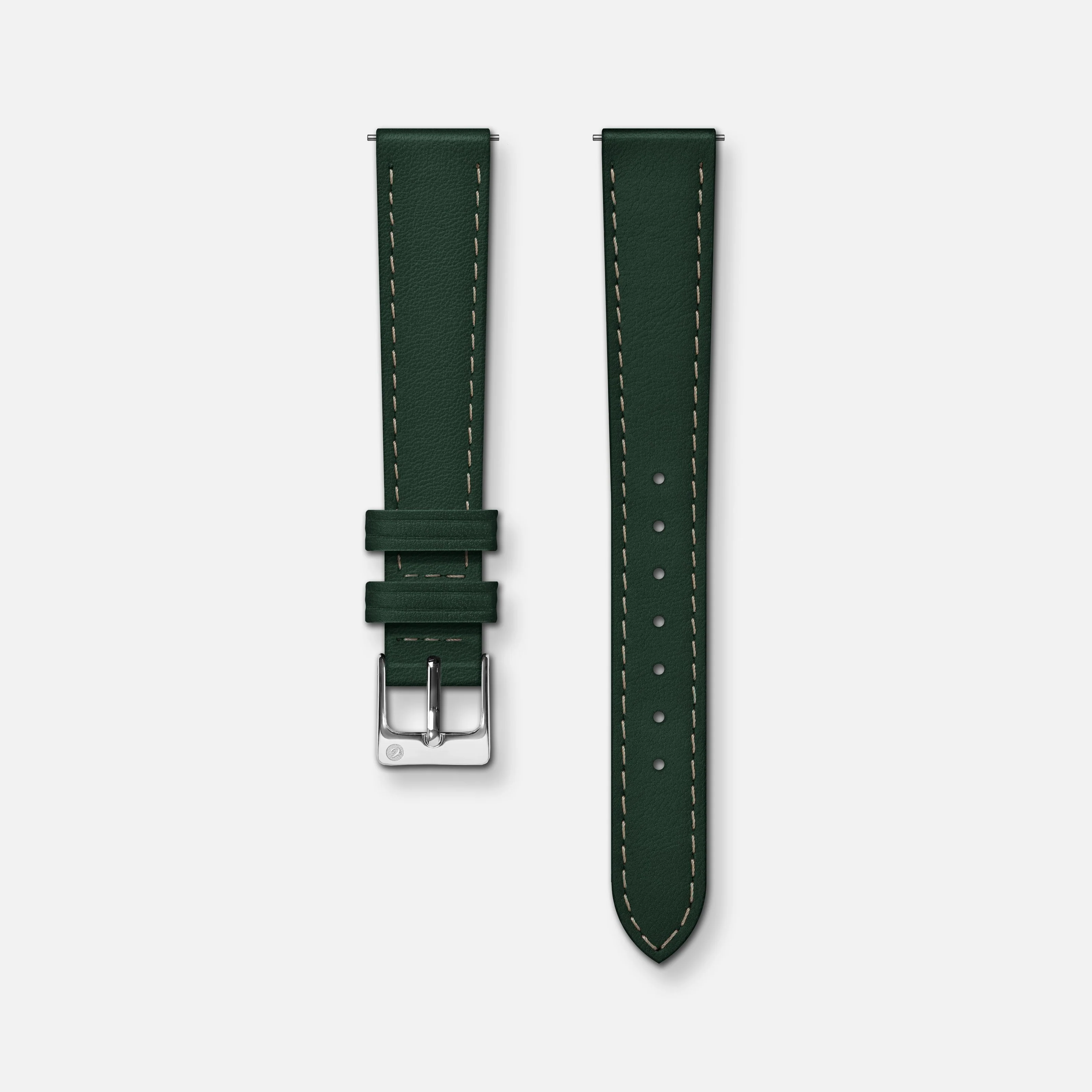 Bracelet cuir vert 14mm - Image 4