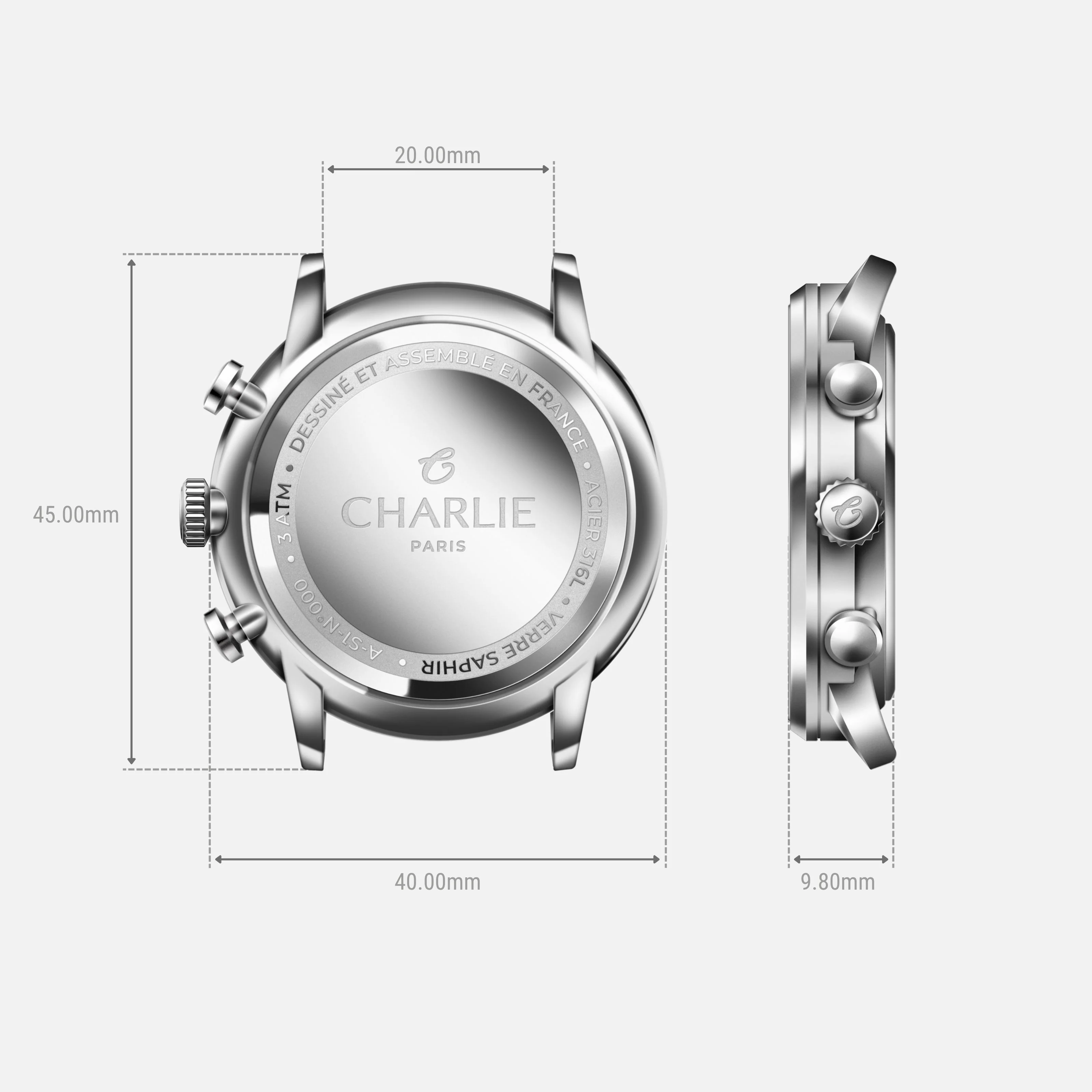 HORIZON - Chronographe - Bleu - Image 5