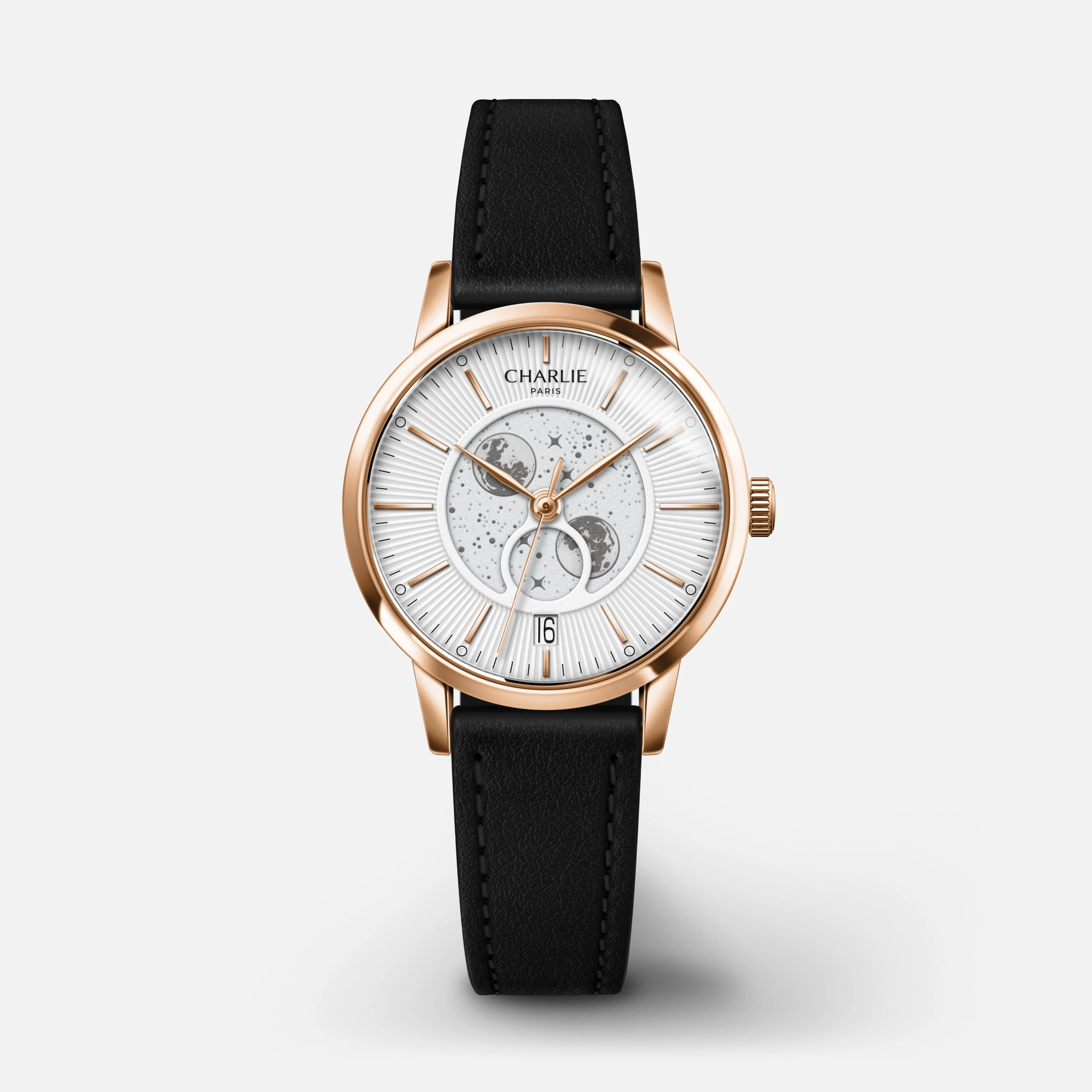 SULLY - Phase de Lune - Doré rose & Blanc - Image 11