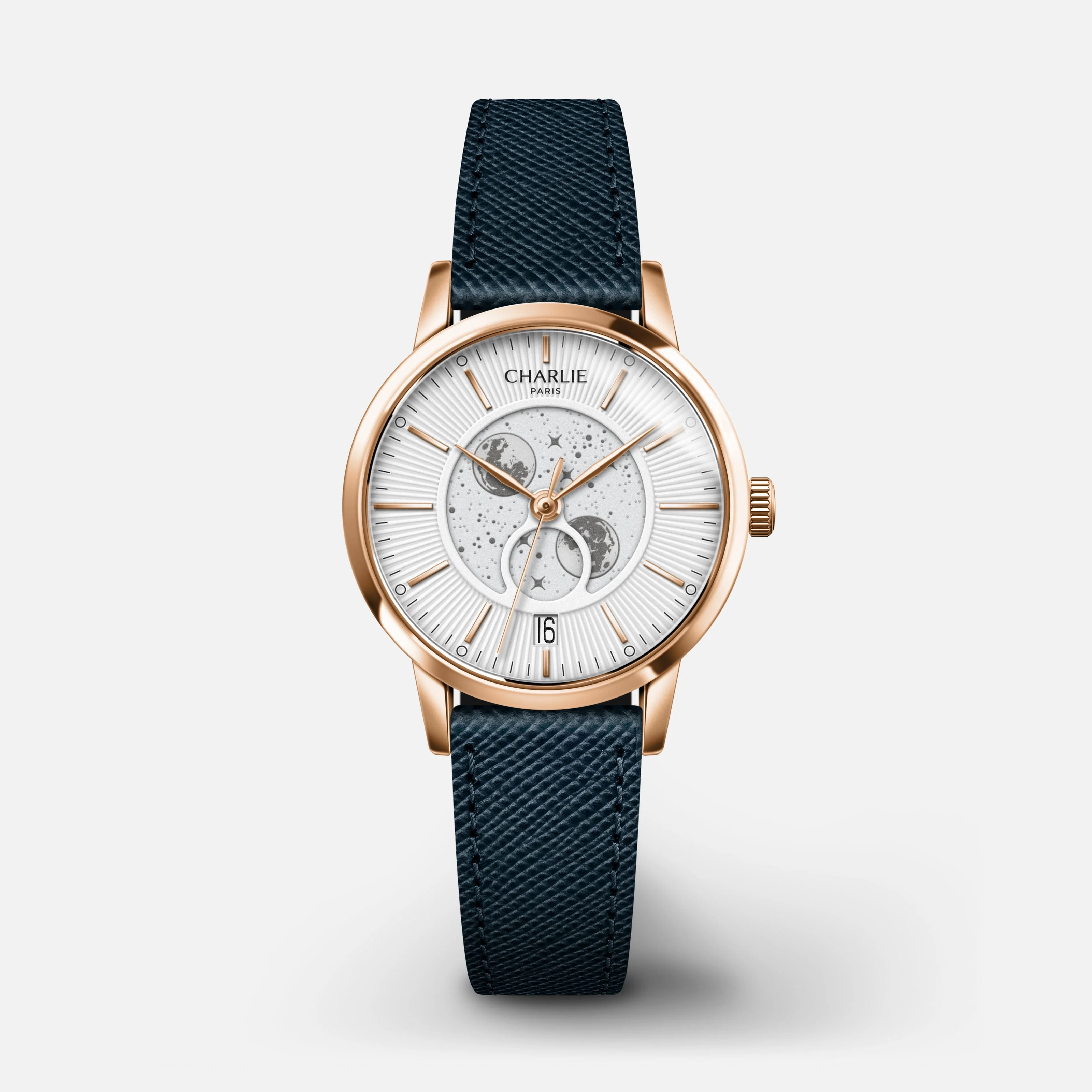 SULLY - Phase de Lune - Doré rose & Blanc - Image 12