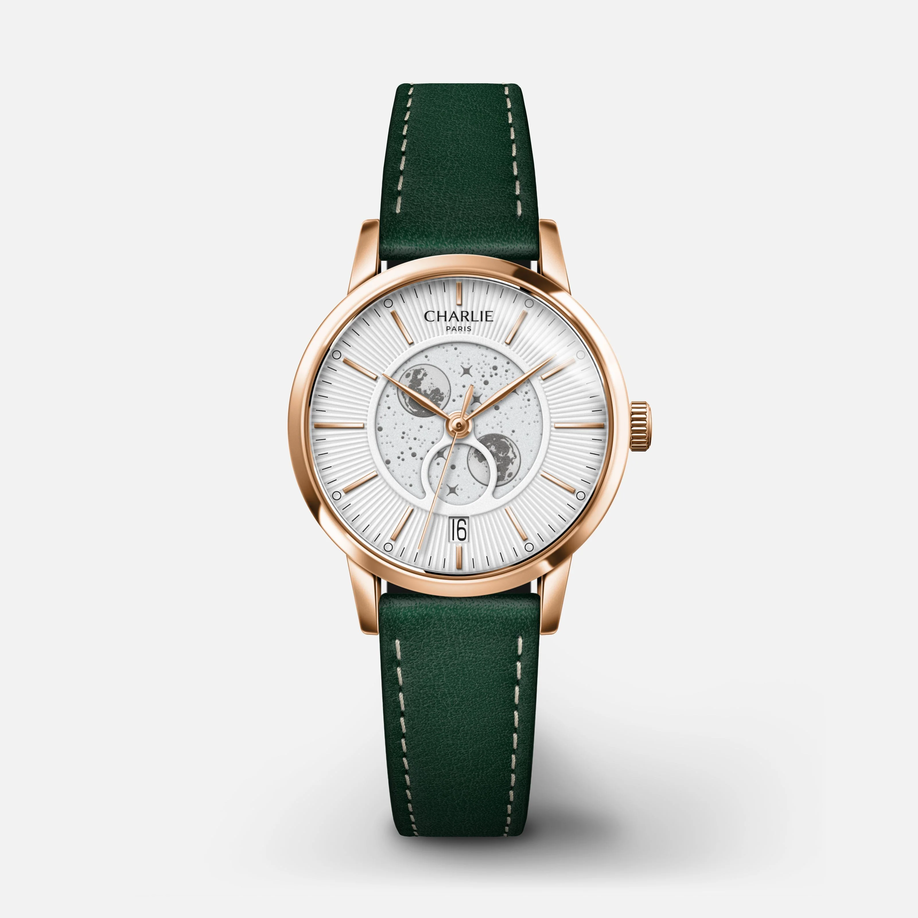 SULLY - Phase de Lune - Doré rose & Blanc - Image 14
